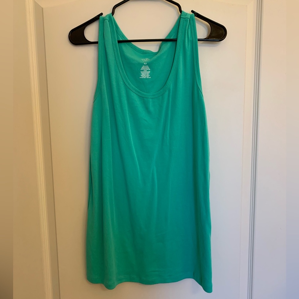 St. John’s Bay - Tank Top in Deep Seafoam - XLT (Tall)